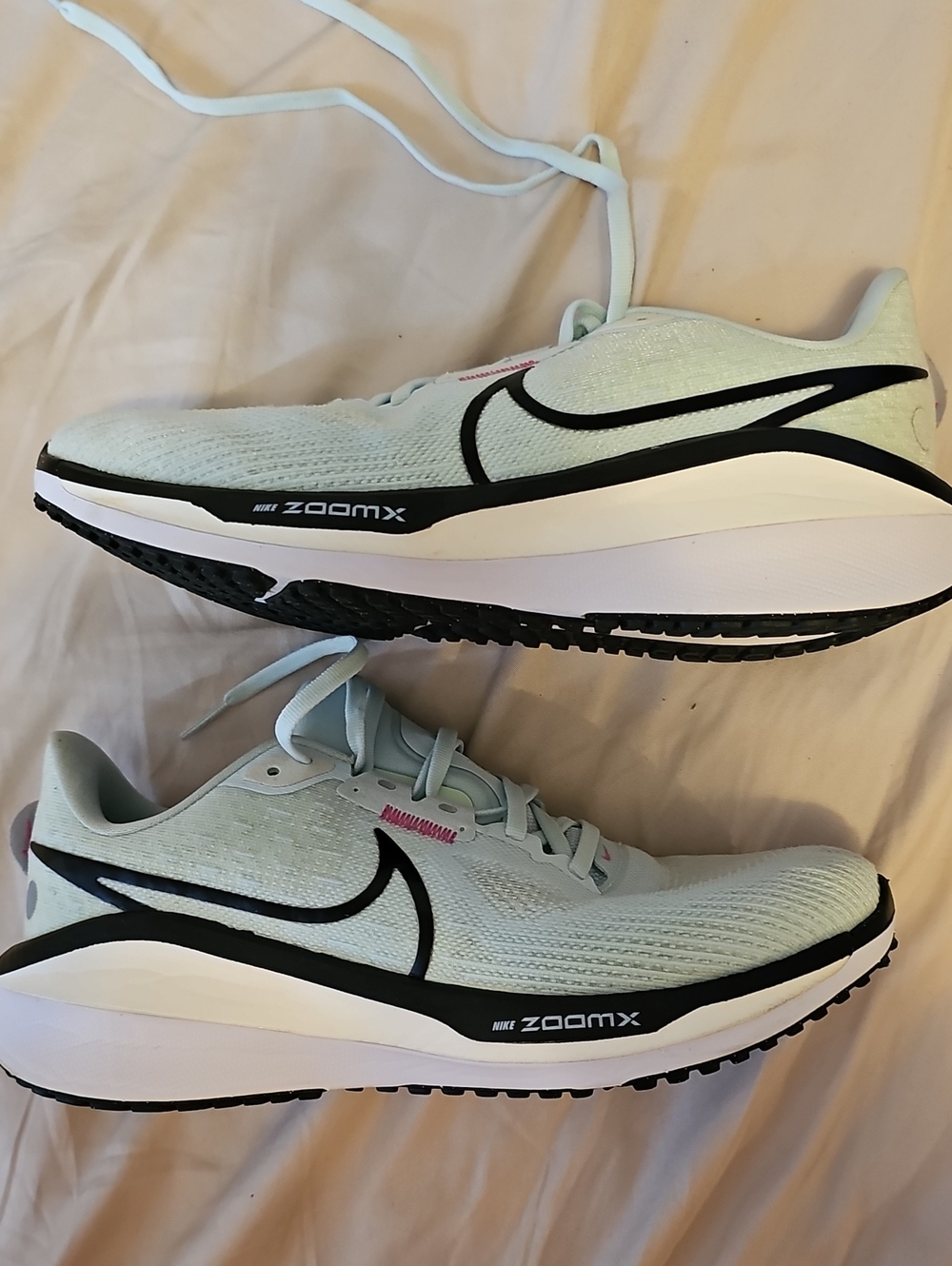 Nike Zoom Vomero 17 Women Sneakers - Glacier Blue/barely Green/vapor Green - Picture 3 of 7